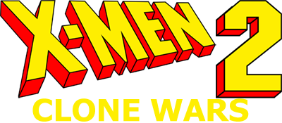 X-Men 2: Clone Wars logo for Sega Mega Drive